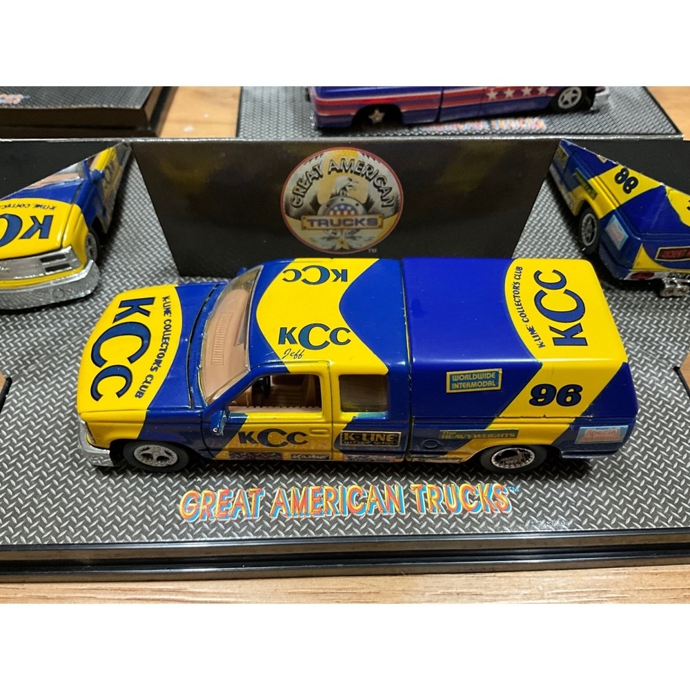 K-Line Great American Trucks Diecast Collection Set of 6 check pic missing tire - Picture 8 of 9